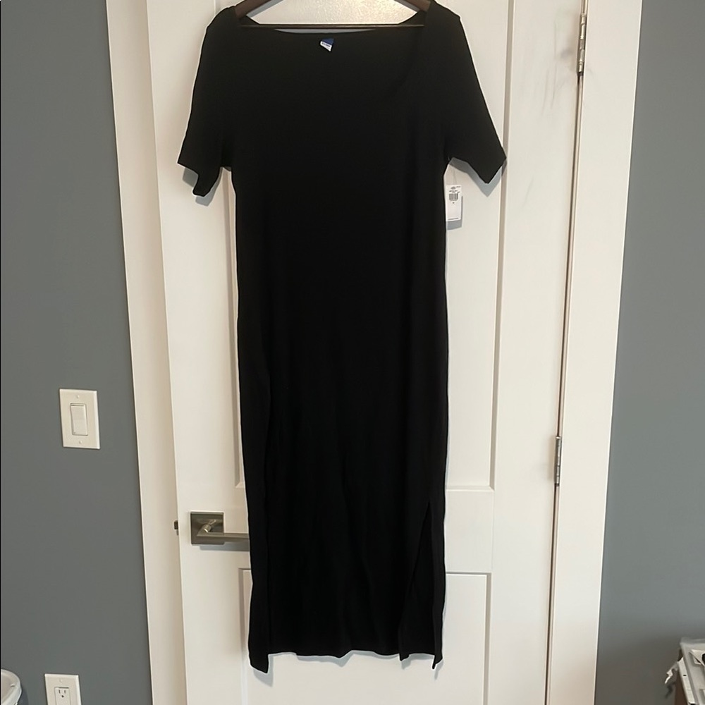 Old Navy Black Short Sleeve Dress